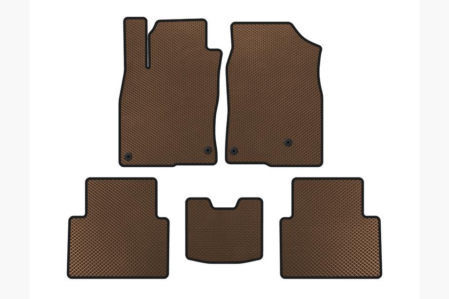 Honda Civic Sedan X 2016-2021 Tapis de sol EVA (SD, Marron) Image