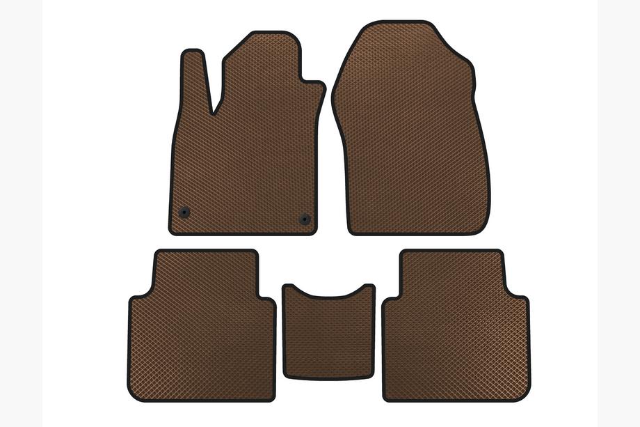 Honda CRV 2017-2022 Tapis de sol EVA (7 places, Marron, 2020-2022) Image