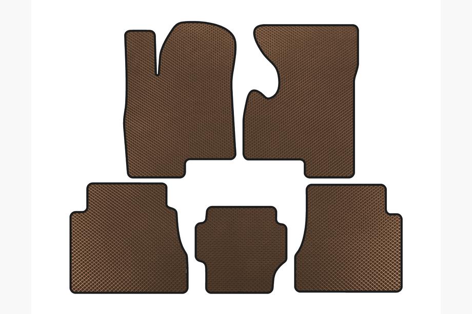Hummer H2 2002-2009 Tapis de sol EVA (Marron) Image