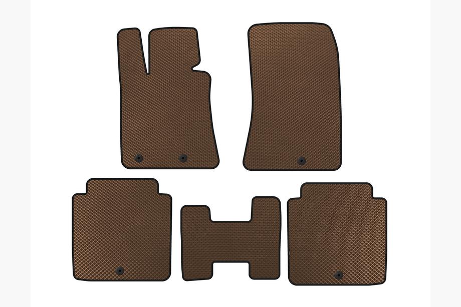 Hyundai Equus 2009-2016 Tapis de sol EVA (Marron) Image