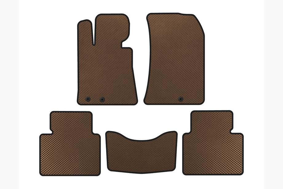 Hyundai Genesis BH 2008-2013 Tapis de sol EVA (Marron) Image