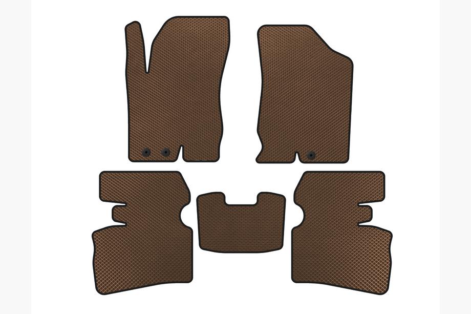 Hyundai I-30 2007-2011 Tapis de sol EVA (SW, Marron) Image