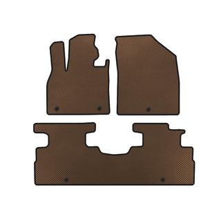 Tapis de sol EVA (2 Rangées, 7 Places, Marron)