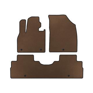 Tapis de sol EVA (2 Rangées, 8 Places, Marron)