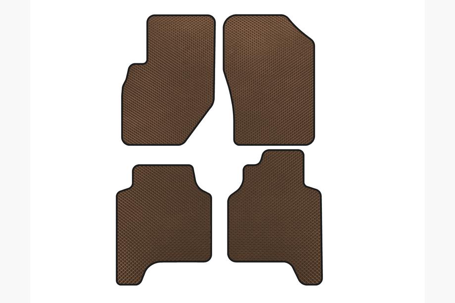 Hyundai Terracan 2001-2007 Tapis de sol EVA (Marron) Image