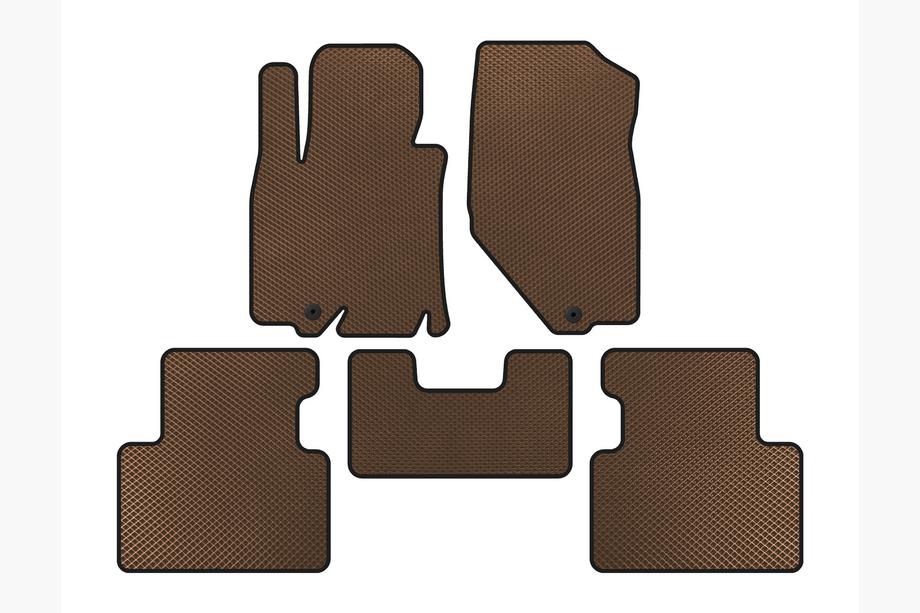 Infiniti QX50 2013-2017 Tapis de sol EVA (Marron) Photo 1