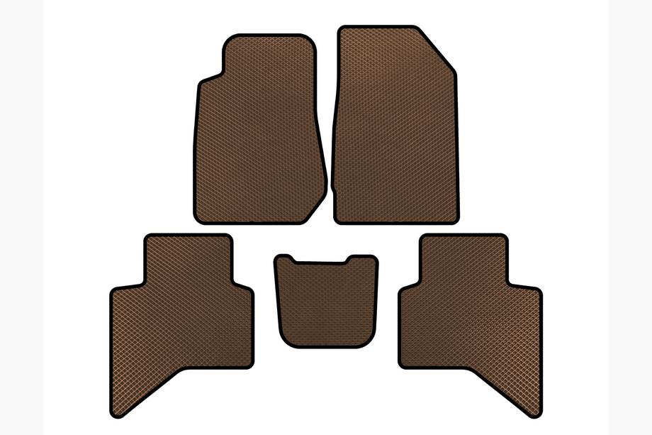 Isuzu D-Max 2019- Tapis de sol EVA (Marron) Image