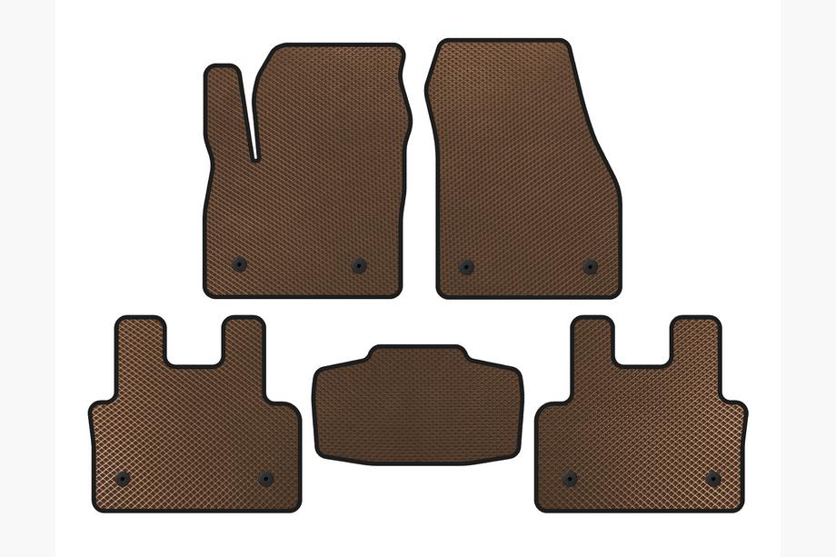 Jaguar E-Pace 2017-2024 Tapis de sol EVA (Marron) Image