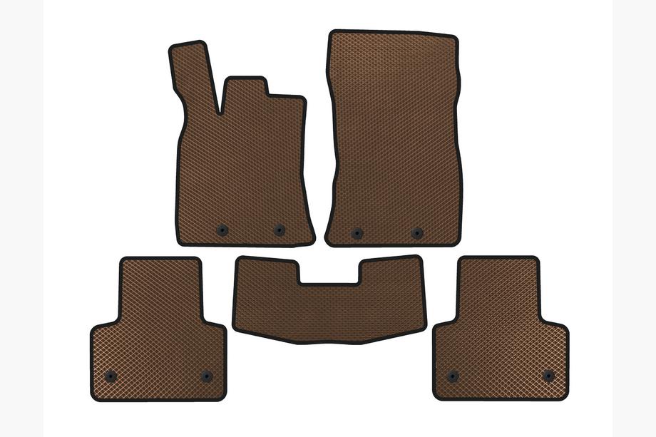 Jaguar XJ 2010- Tapis de sol EVA (Short, Marron) Image