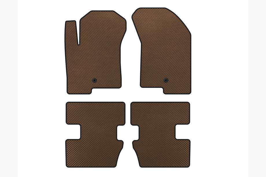 Jeep Compass 2006-2016 Tapis de sol EVA (2006-2011, Marron) Image