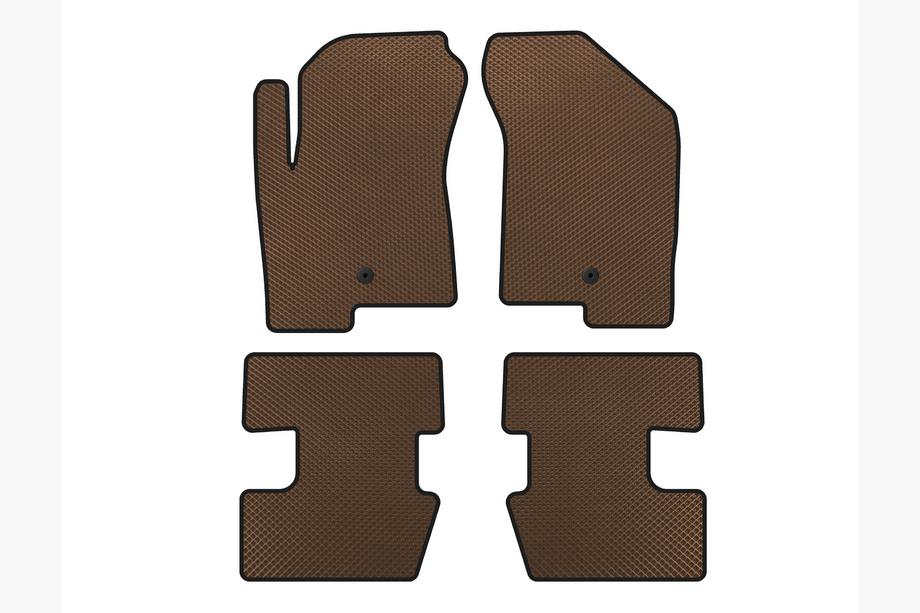 Jeep Compass 2006-2016 Tapis de sol EVA (2011-2016, Marron) Image