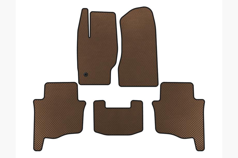 Jeep Grand Cherokee WK 2004-2010 Tapis de sol EVA (Marron) Image