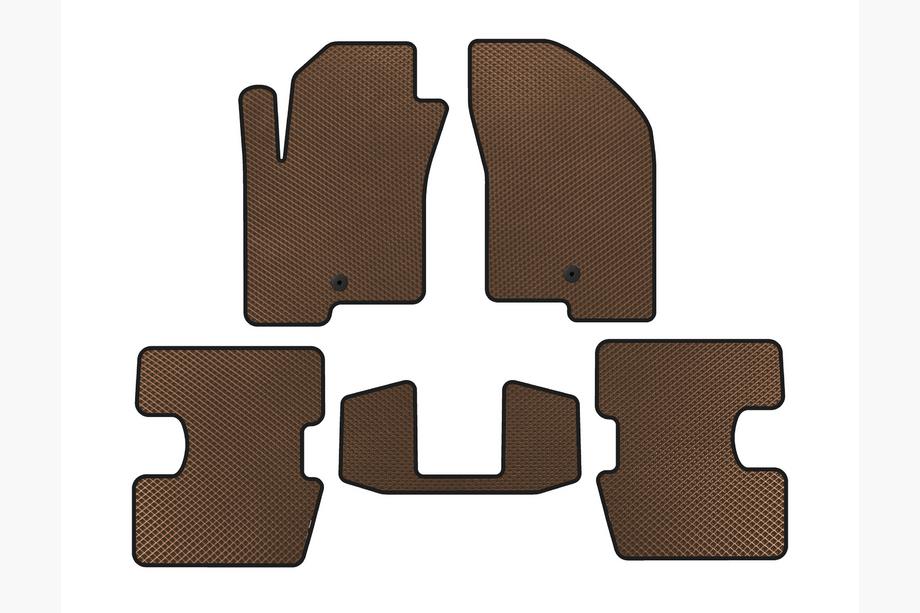 Jeep Patriot 2007-2016 Tapis de sol EVA (Marron) Image