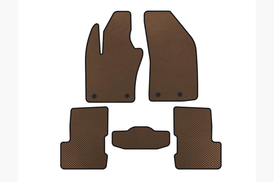 Jeep Renegade 2014- Tapis de sol EVA V-2 (Marron) Image