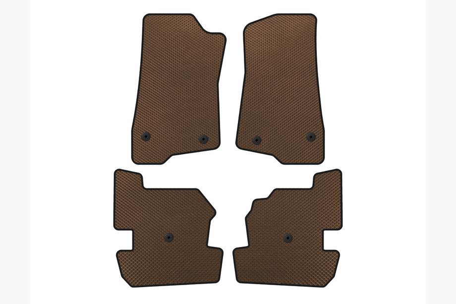 Jeep Wrangler 2018- Tapis de sol EVA (Marron) Image