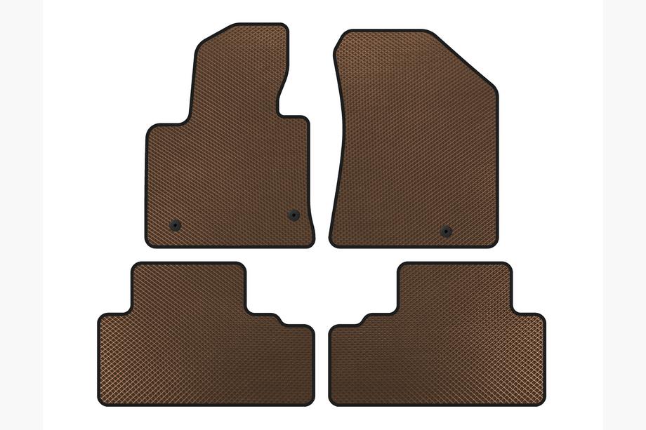 Kia Carens 2012- Tapis de sol EVA (Marron) Image
