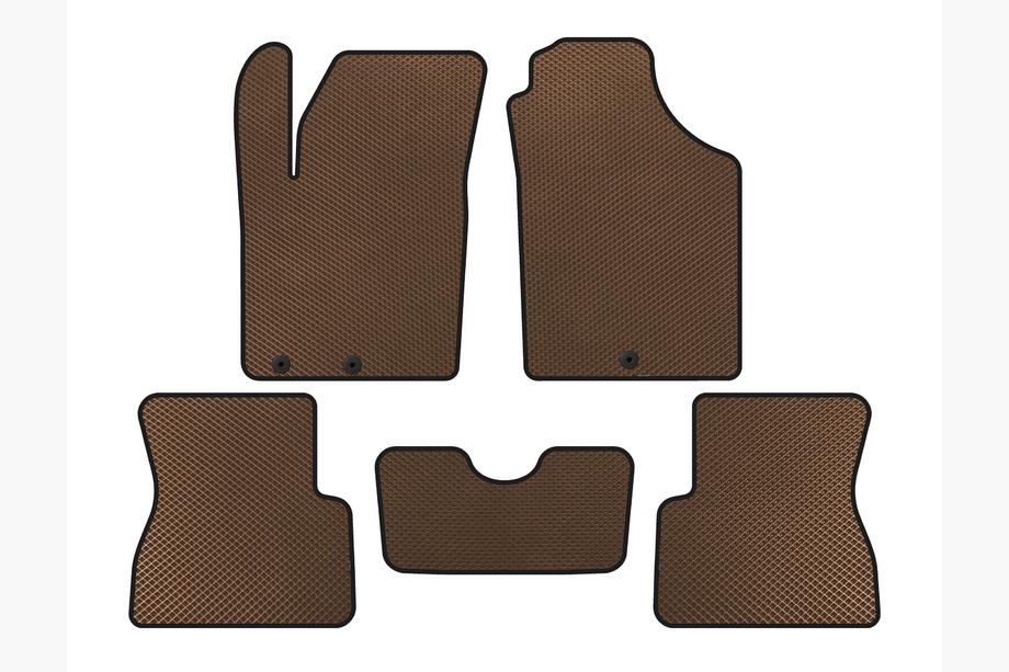 Kia Picanto 2011-2016 Tapis de sol EVA (Marron) Image