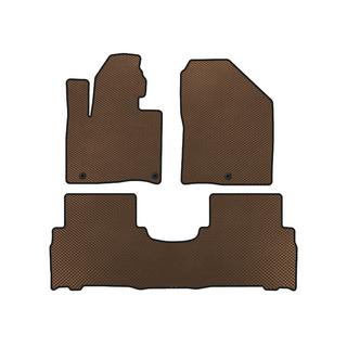 Tapis de sol EVA (2014-2018, 5 places, Marron) Kia Sorento III UM 2014-2020