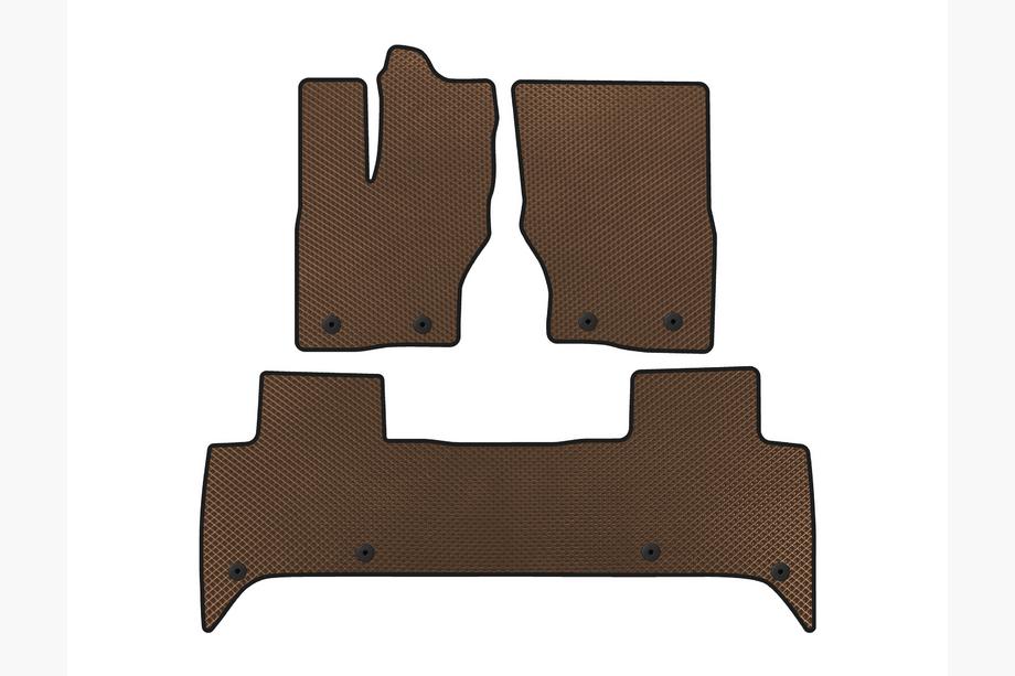 Land Rover Discovery V 2017- Tapis de sol EVA (5 places, Marron) Image