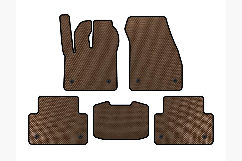 Range Rover Evoque 2018- Tapis de sol EVA (Marron) Image