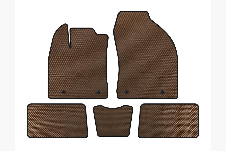 Lexus CT200H 2011-2022 Tapis de sol EVA (HB, Hybride, Marron) Image