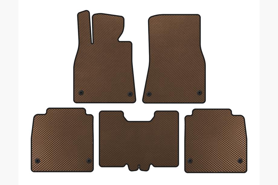 Lexus LS 2007-2017 Tapis de sol EVA (2007-2010, SD, Empattement Long, Marron) Image