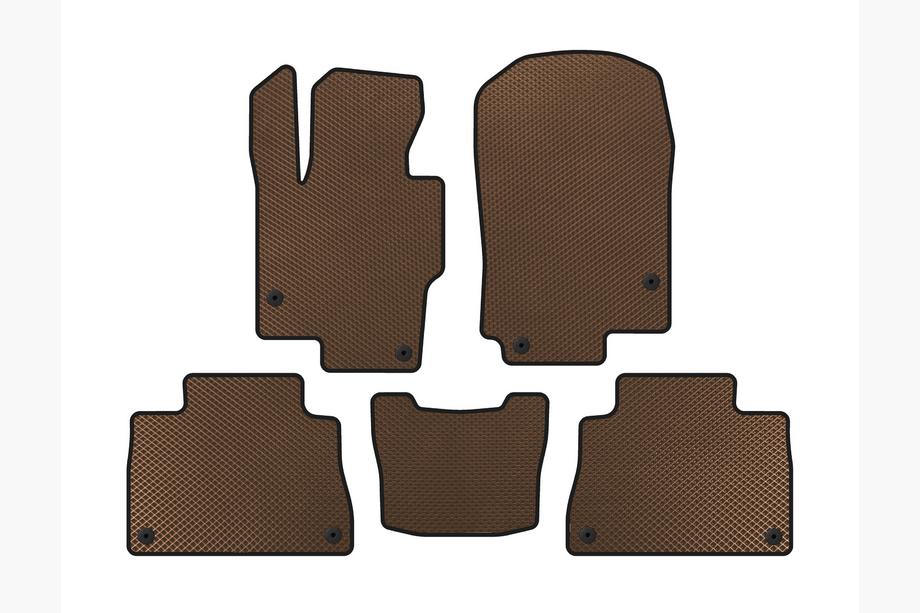 Mercedes GLE coupe C167 2019- Tapis de sol EVA (Marron) Image