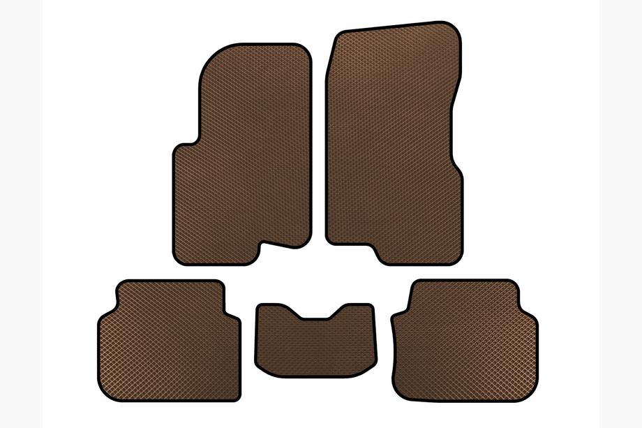 Smart 1998-2007 Tapis de sol EVA (2003-2007, Forfour, Marron) Image