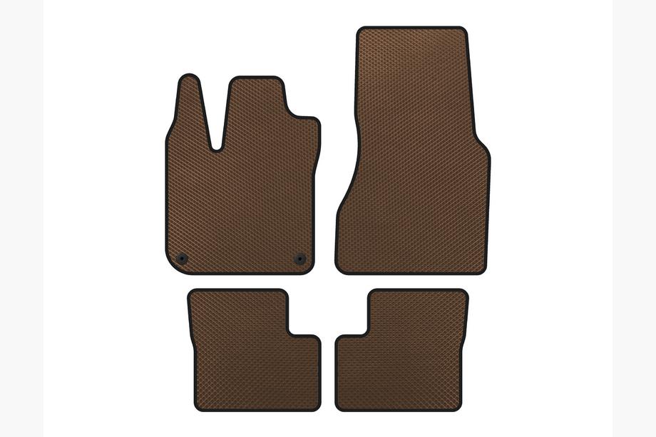Smart 2014- Tapis de sol EVA (HB, 5 portes, Marron) Image