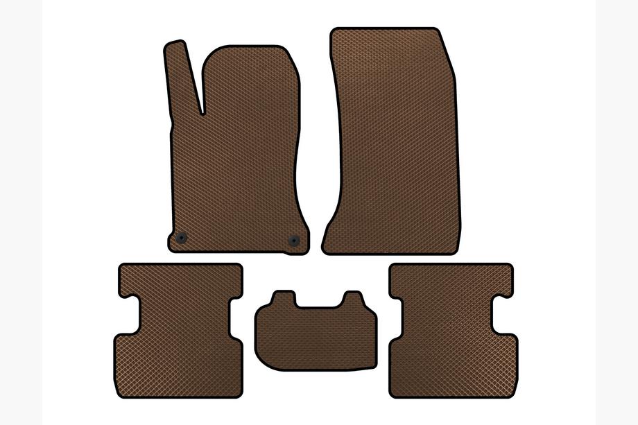 Mercedes GLA X156 2014-2019 Tapis de sol EVA (Marron) Image