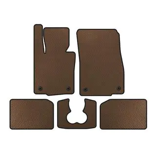 Tapis de sol EVA (pour S F55, 5 portes, Marron) Mini Cooper F55/56/57 2014-2023