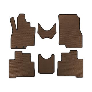 Tapis de sol EVA (2 Rangées, Marron) Mitsubishi Grandis 2003-2011