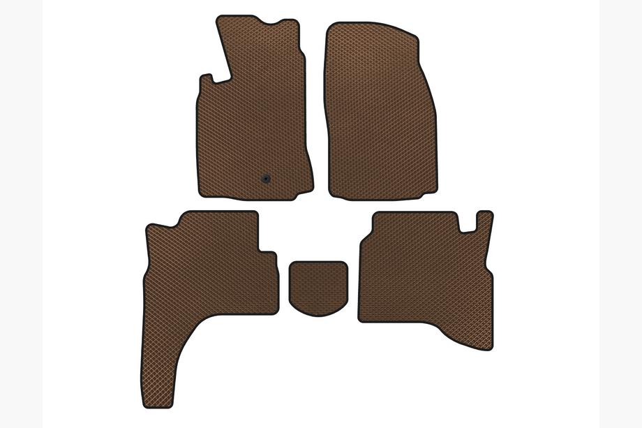 Mitsubishi Pajero Sport 1996-2007 Tapis de sol EVA (Marron) Image