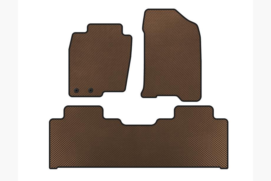 Nissan Navara/NP300 2016- Tapis de sol EVA V1 (Marron) Image