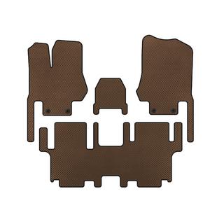 Tapis de sol EVA (2 Rangées, 7 Places, Marron)