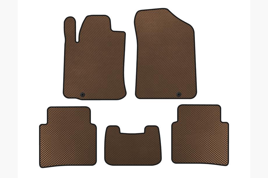 Nissan Teana 2008-2013 Tapis de sol EVA (SD, Marron) Image