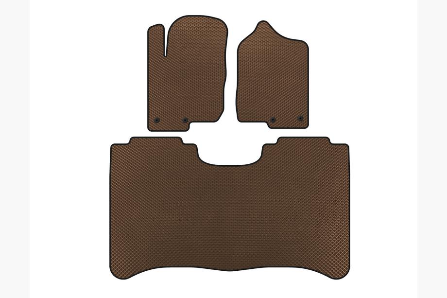 Nissan Titan 2004-2011 Tapis de sol EVA (Marron) Image