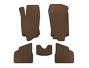 Opel Corsa C 2000-2006 Tapis de sol EVA (Marron) photo 1