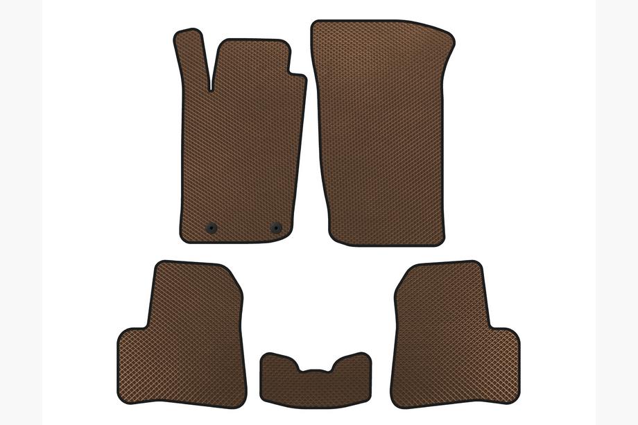 Peugeot 206 1998-2024 Tapis de sol EVA (1998-2009, Marron) Image