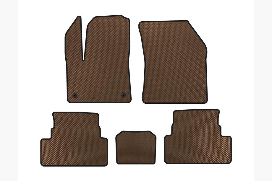 Peugeot 3008 2016-2023 Tapis de sol EVA (Marron) Image