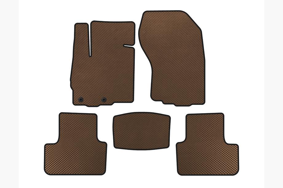 Peugeot 4008 2012-2017 Tapis de sol EVA (Marron) Image