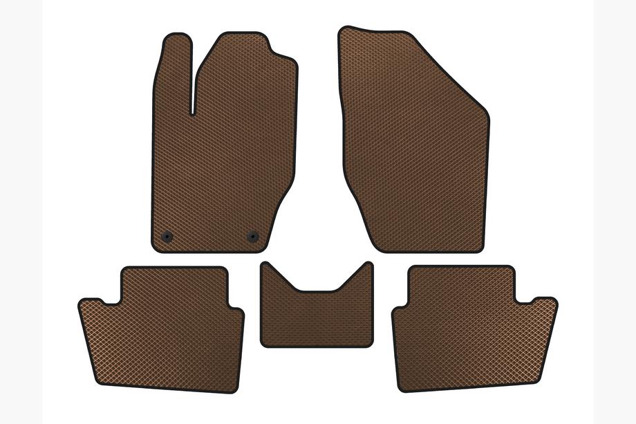 Peugeot 408 2010-2018 Tapis de sol EVA (Marron) Image