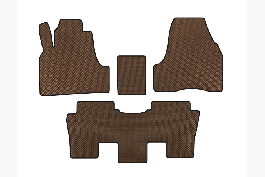 Peugeot 807 2002-2014 Tapis de sol EVA (Marron) Image