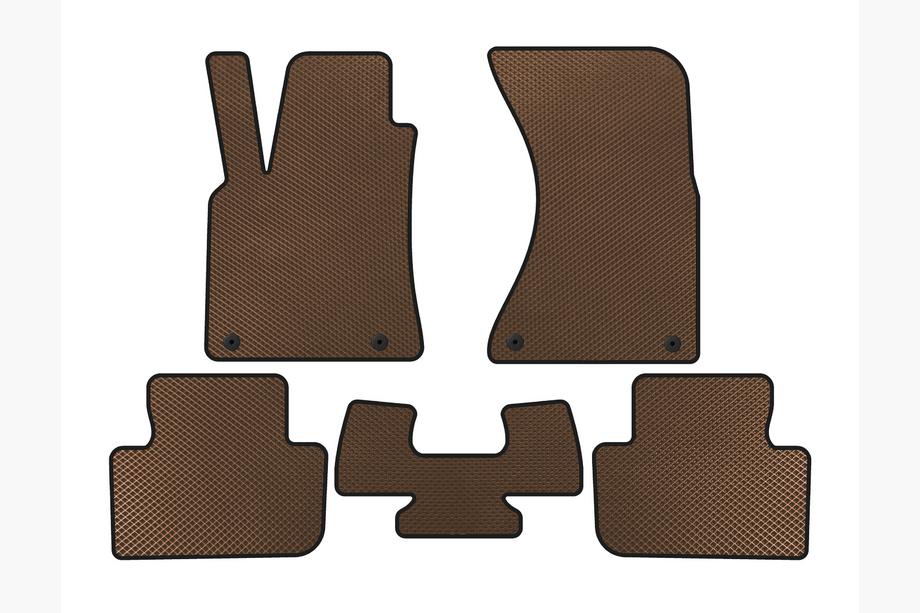 Porsche Macan 2014-2024 Tapis de sol EVA (2014-2018, Marron) Image
