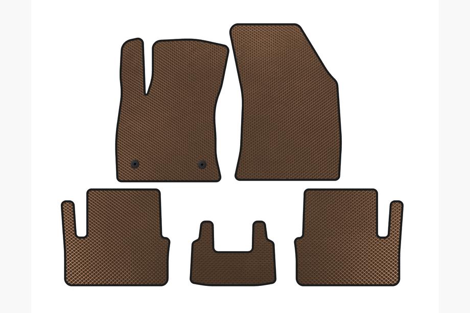 Renault Megane IV 2016-2025 Tapis de sol EVA (HB, Marron) Image