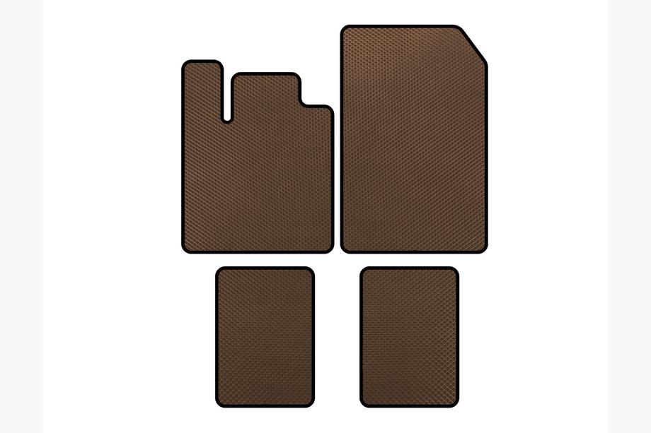 Renault Twingo 2007-2014 Tapis de sol EVA (Marron) Image