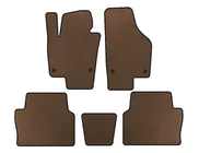 Seat Alhambra 2010- Tapis de sol EVA (2 Rangées, Marron) photo 1