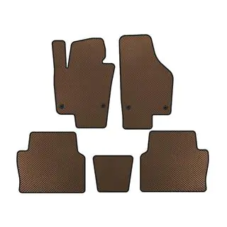Tapis de sol EVA (2 Rangées, Marron)