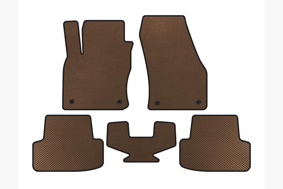 Seat Ateca 2016- Tapis de sol EVA (Marron) Image