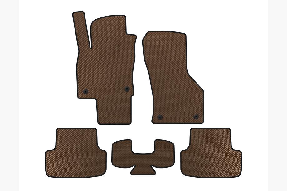 Seat Leon 2013-2020 Tapis de sol EVA (Marron) Image